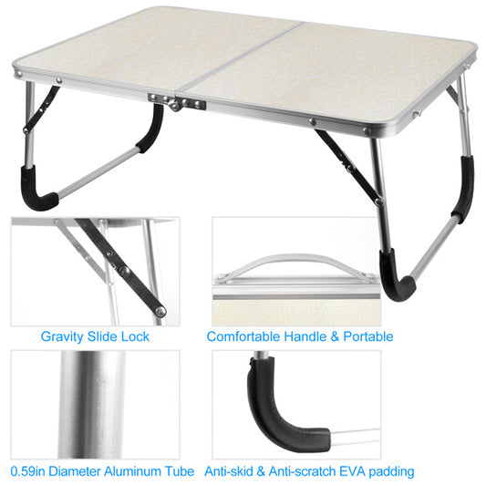Foldable laptop table
