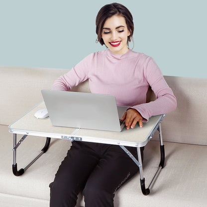 Foldable laptop table