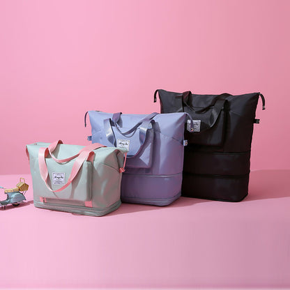 Foldable Large Capacity Travel Bag with Multiple Pockets