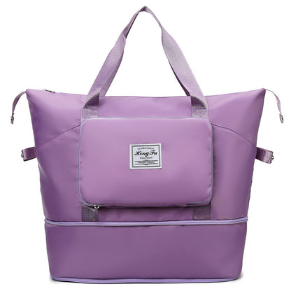 Foldable Large Capacity Travel Bag with Multiple Pockets