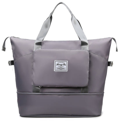 Foldable Large Capacity Travel Bag with Multiple Pockets