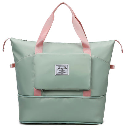Foldable Large Capacity Travel Bag with Multiple Pockets