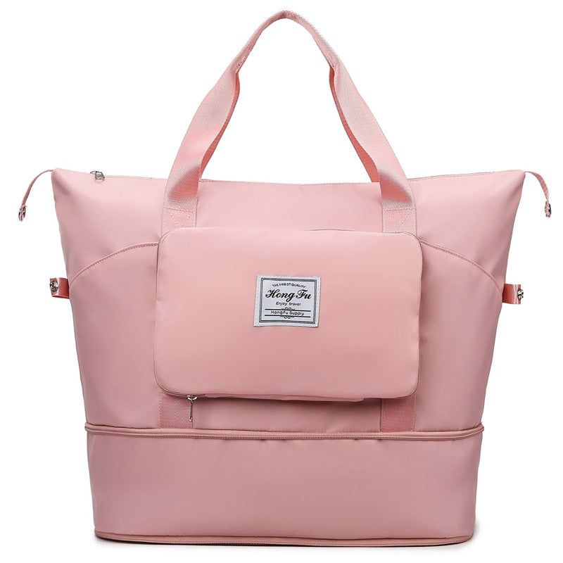 Foldable Large Capacity Travel Bag with Multiple Pockets