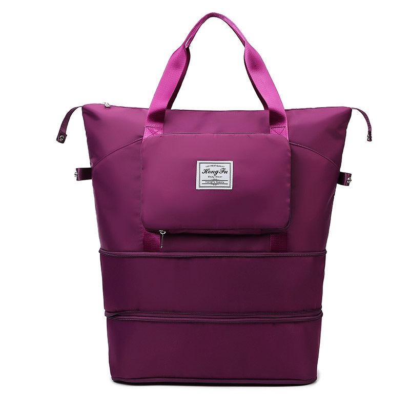 Foldable Large Capacity Travel Bag with Multiple Pockets