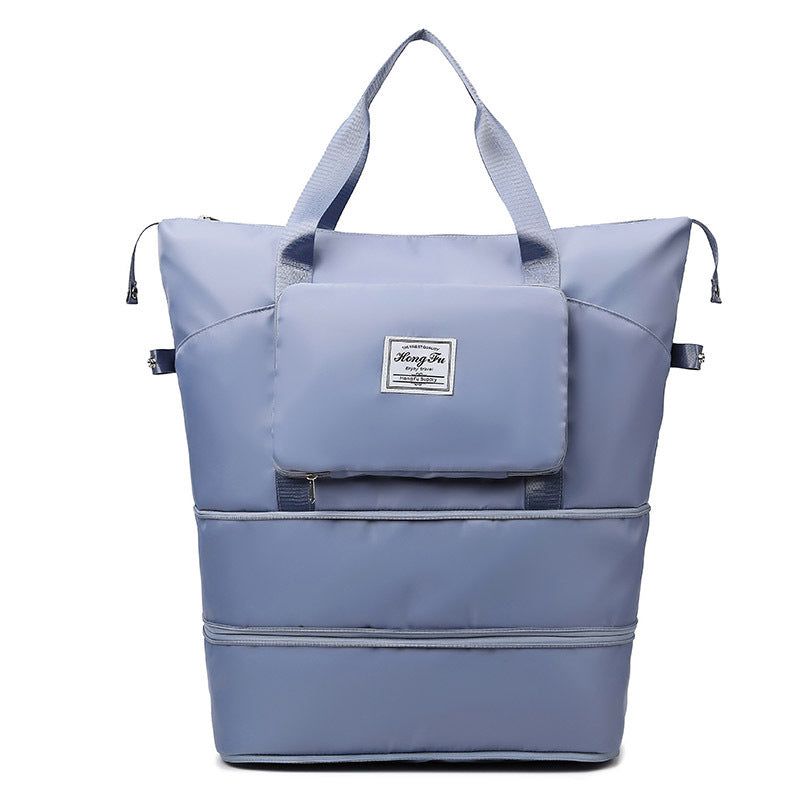 Foldable Large Capacity Travel Bag with Multiple Pockets