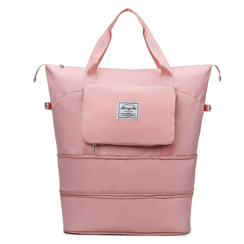 Foldable Large Capacity Travel Bag with Multiple Pockets