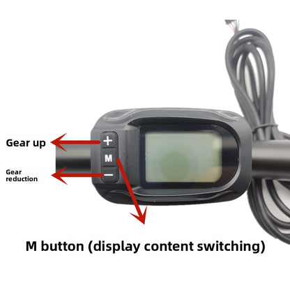Foldable LCD Driving Instrument