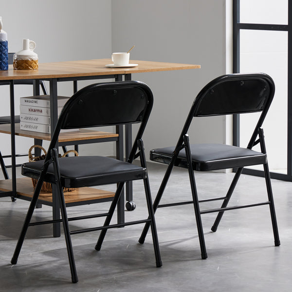 Foldable leather exhibition chairs
