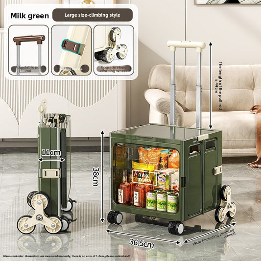 Foldable Lightweight Portable Shopping Cart