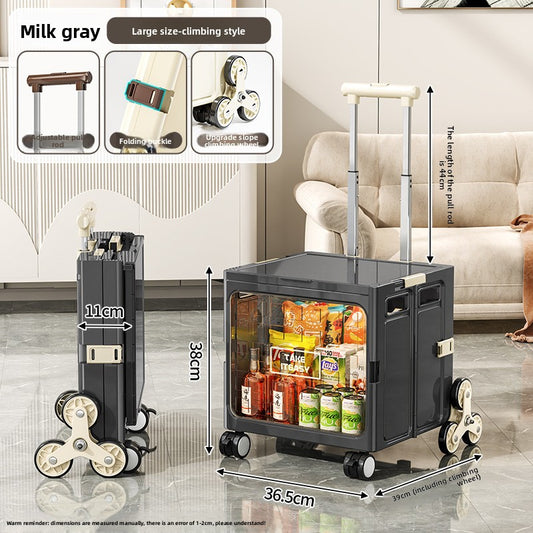 Foldable Lightweight Portable Shopping Cart