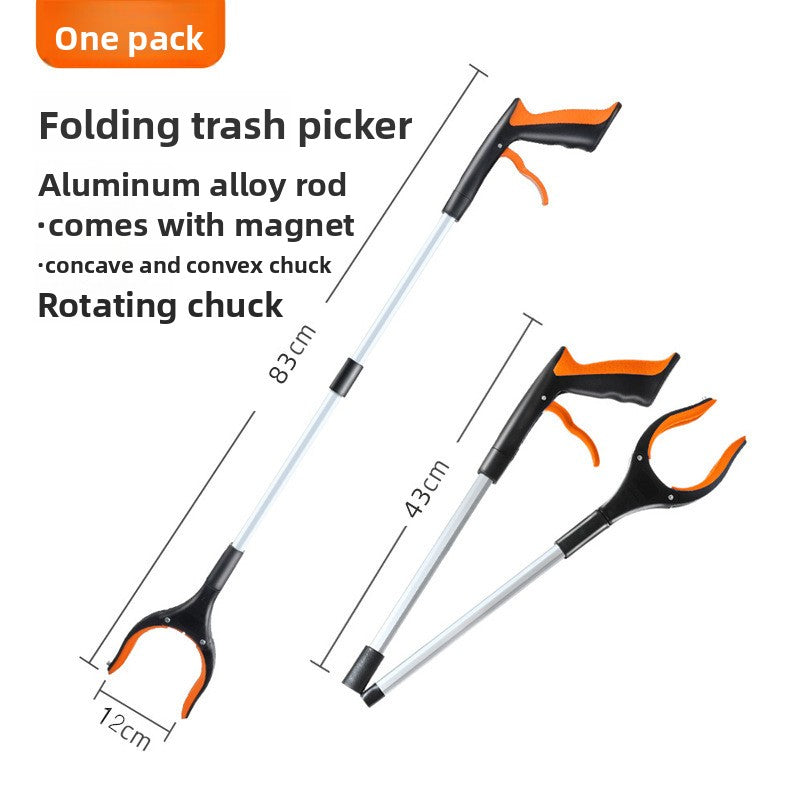 Foldable Magnetic Garbage Grabber