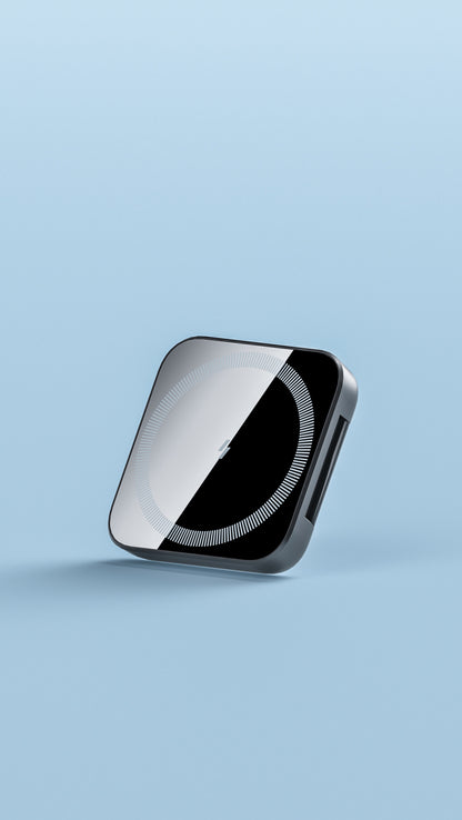 Foldable Magnetic Three-in-One Wireless Charger