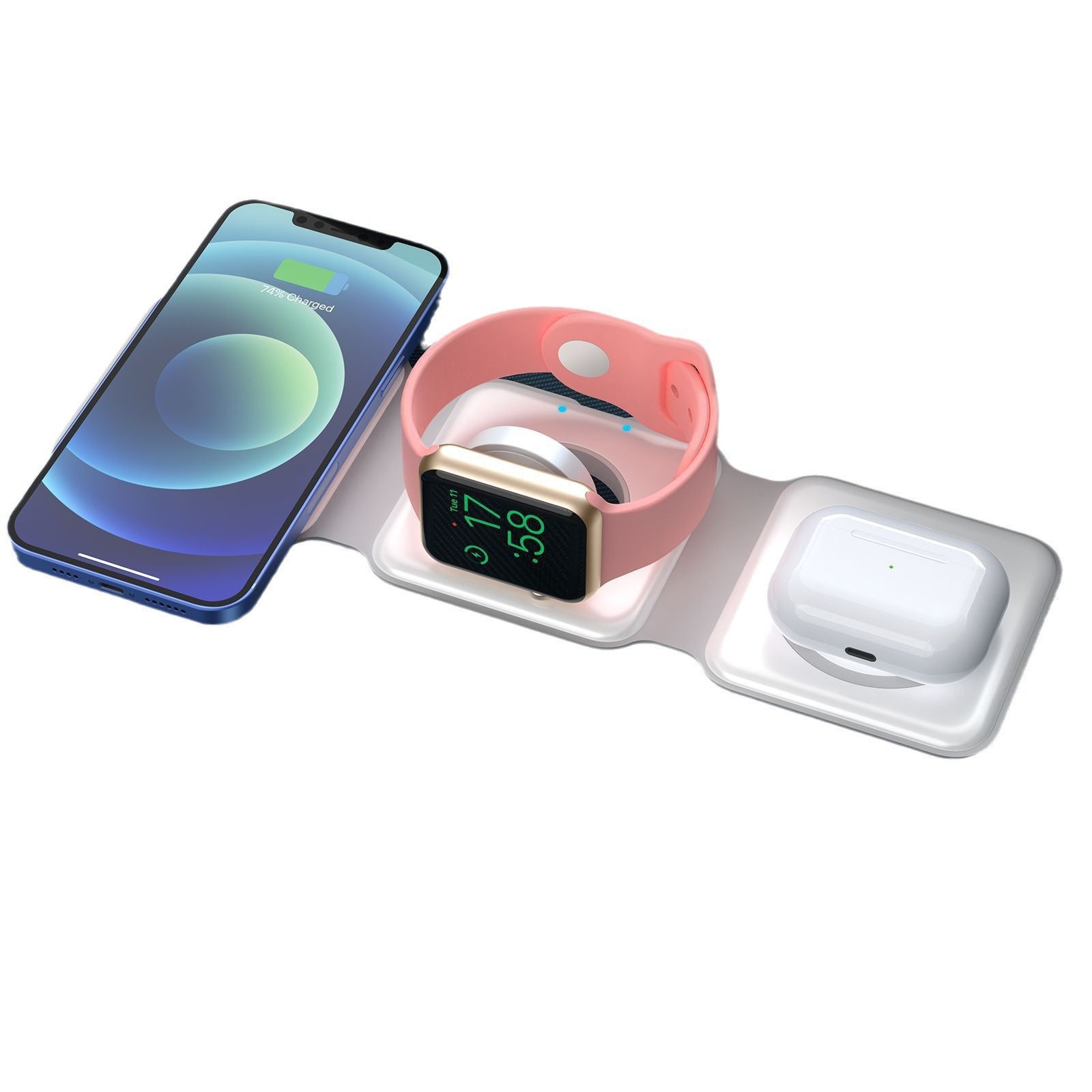 Foldable Magnetic Wireless Charger 15W Fast Charging
