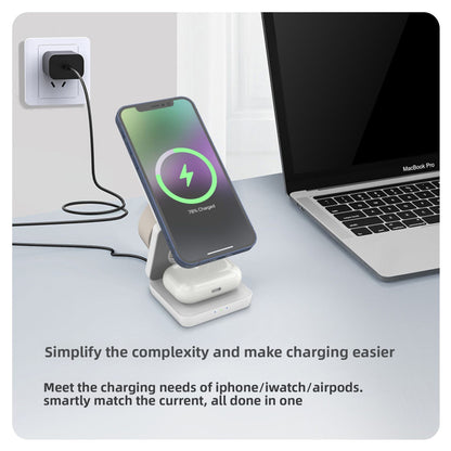 Foldable Magnetic Wireless Charger Stand
