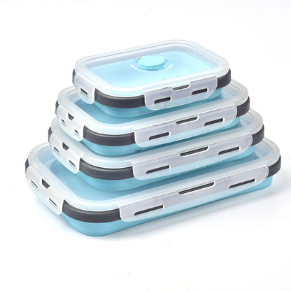 Foldable Microwave Safe Silicone Food Container