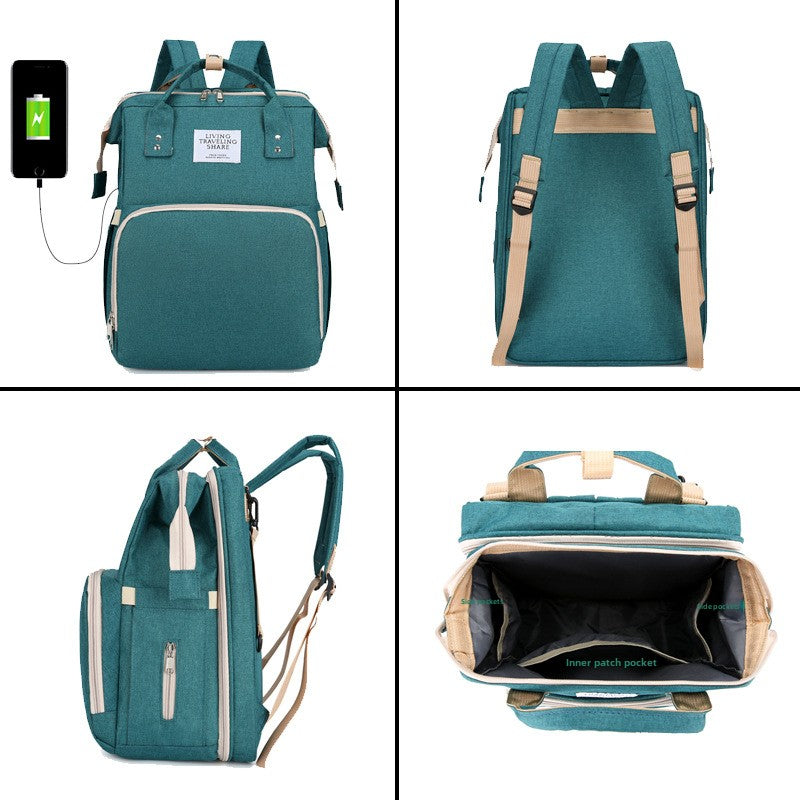 Foldable Multi-Function Baby Diaper Bag