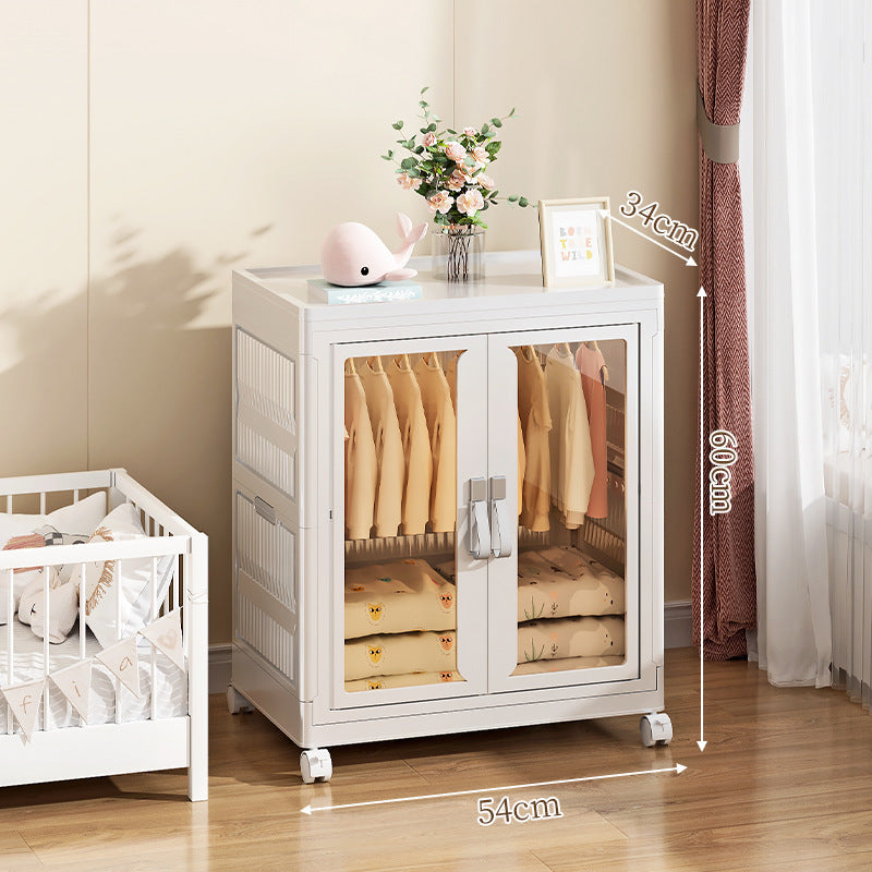 Foldable Multi-layer Plastic Storage Organizer