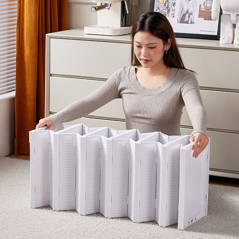 Foldable Multi-layer Shoe Storage Box with Dustproof Design