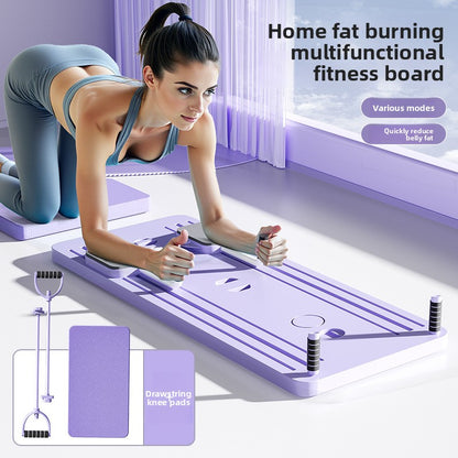 Foldable Multifunctional Abdominal Exercise Board with Kneeling Pad