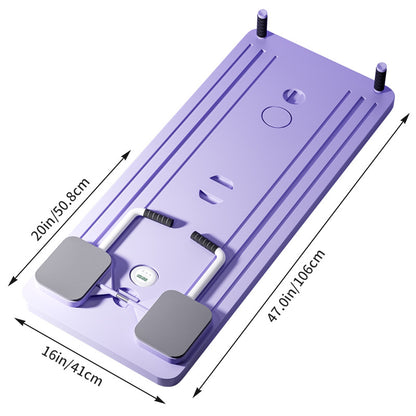 Foldable Multifunctional Abdominal Exercise Board with Kneeling Pad