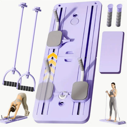 Foldable Multifunctional Abdominal Exercise Board with Kneeling Pad