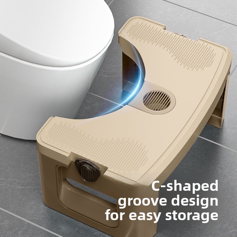 Foldable Non-Slip Toilet Stool