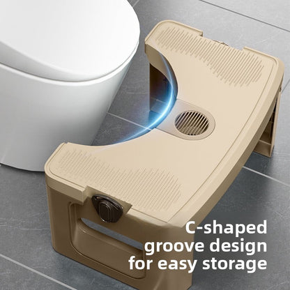 Foldable Non-Slip Toilet Stool