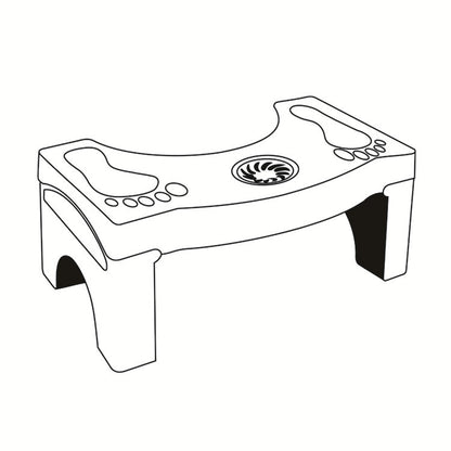 Foldable Non-Slip Toilet Stool