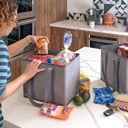 Foldable Non-Woven Storage Box with Reinforced Bottom