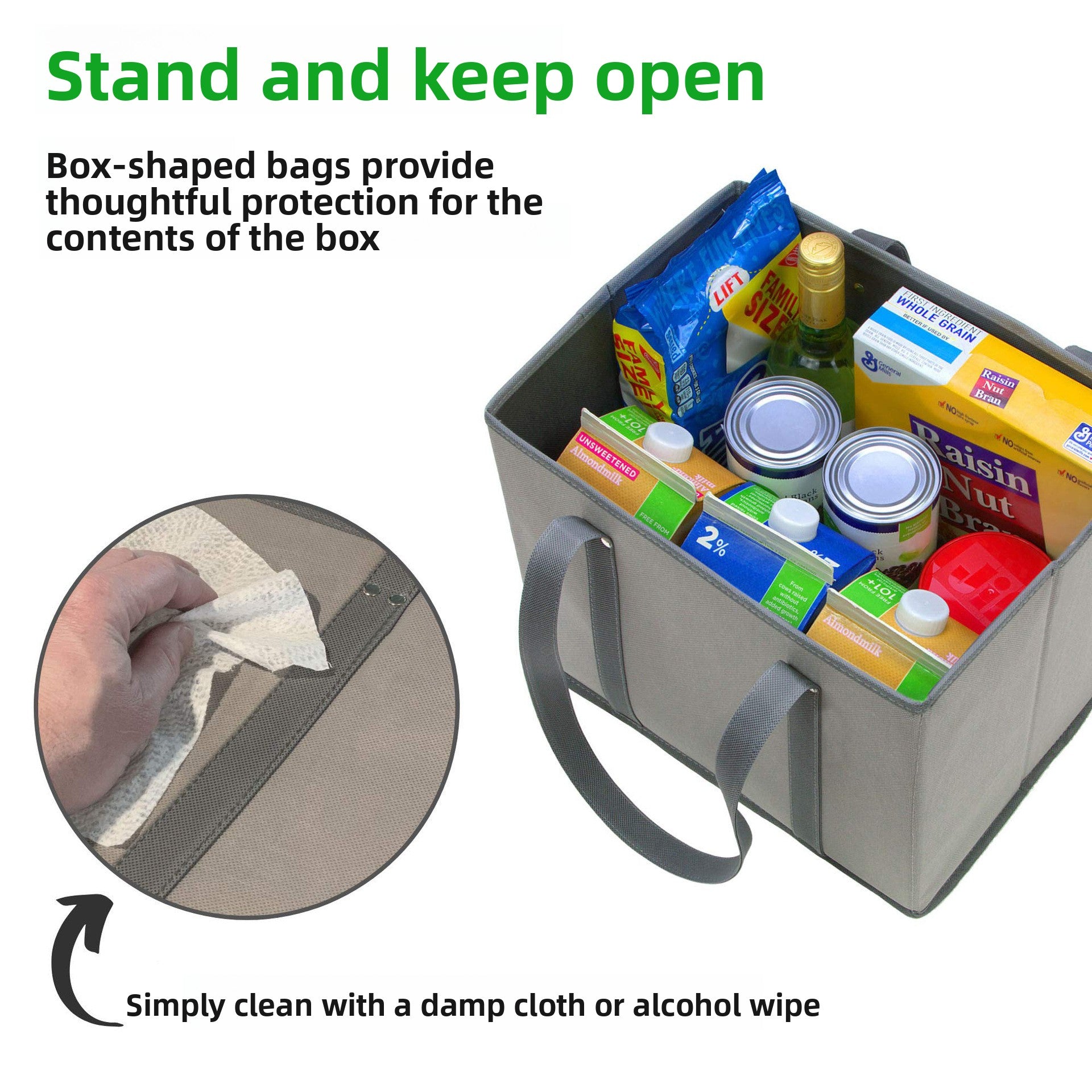 Foldable Non-Woven Storage Box with Reinforced Bottom