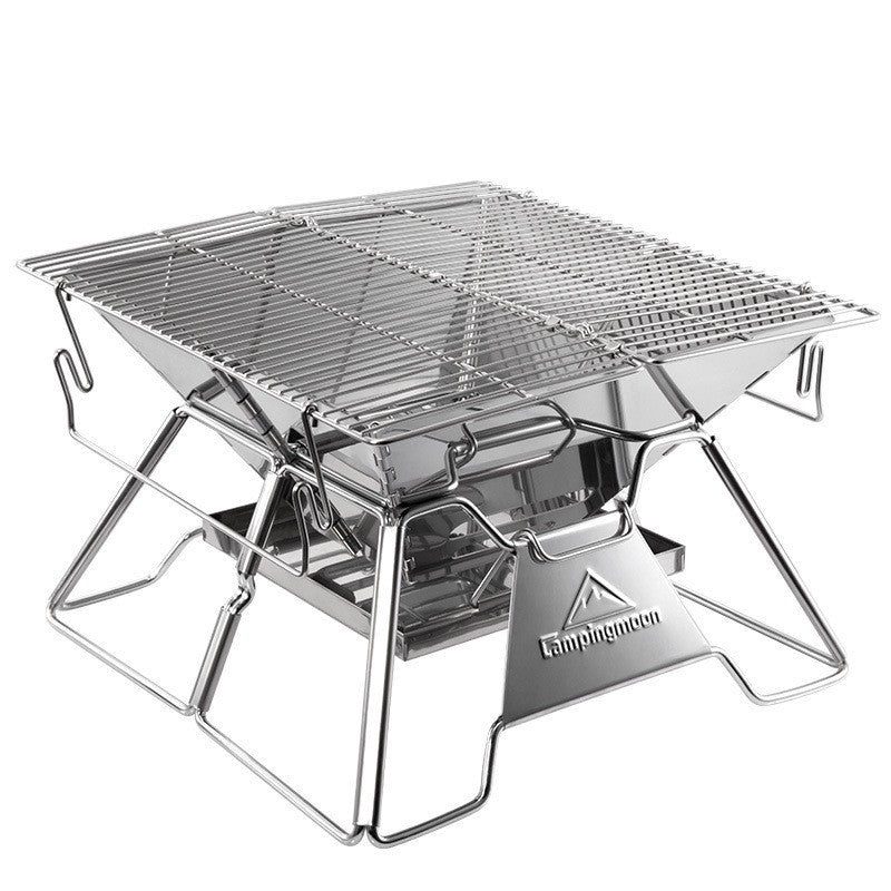 Foldable Outdoor Barbecue Grill