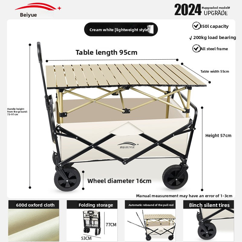 Foldable Outdoor Camping Cart