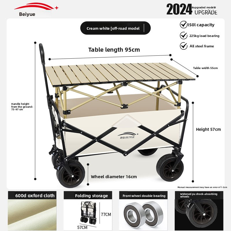 Foldable Outdoor Camping Cart