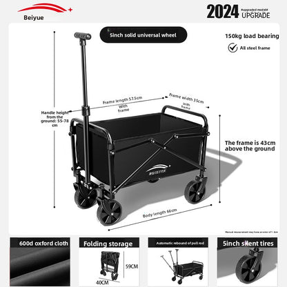 Foldable Outdoor Camping Cart