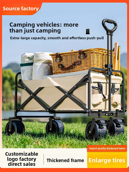Foldable Outdoor Camping Trolley