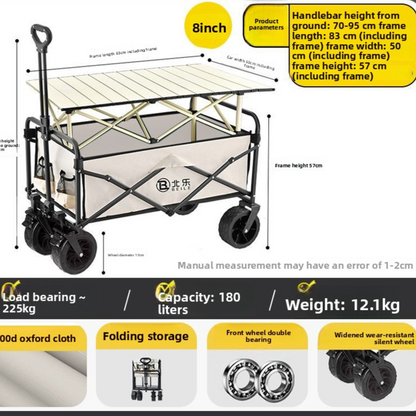 Foldable Outdoor Camping Trolley