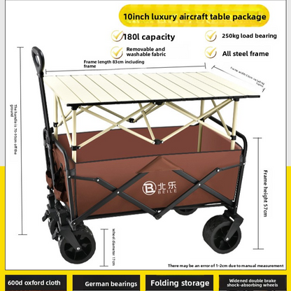 Foldable Outdoor Camping Trolley