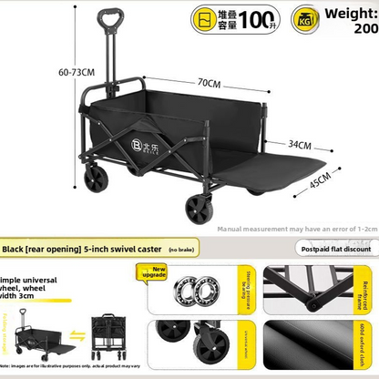 Foldable Outdoor Camping Trolley