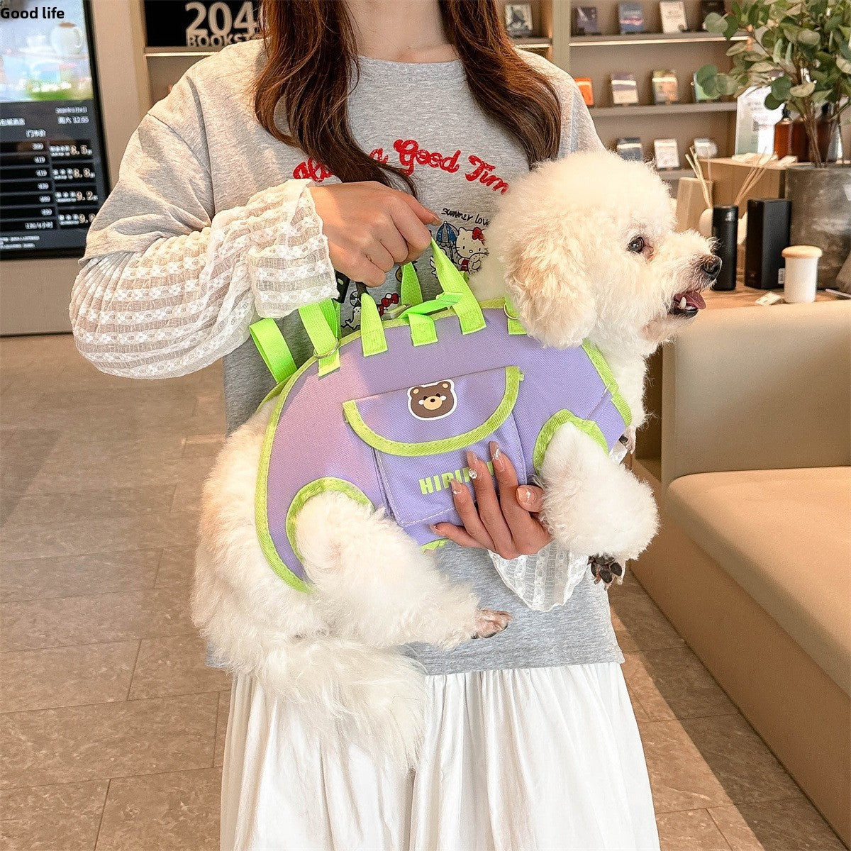 Foldable Oxford Pet Backpack