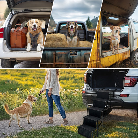Foldable Pet Car Ladder for SUV