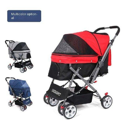 Foldable Pet Stroller for Small and Medium Dogs