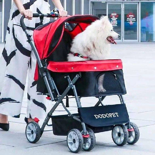 Foldable Pet Stroller for Small and Medium Dogs