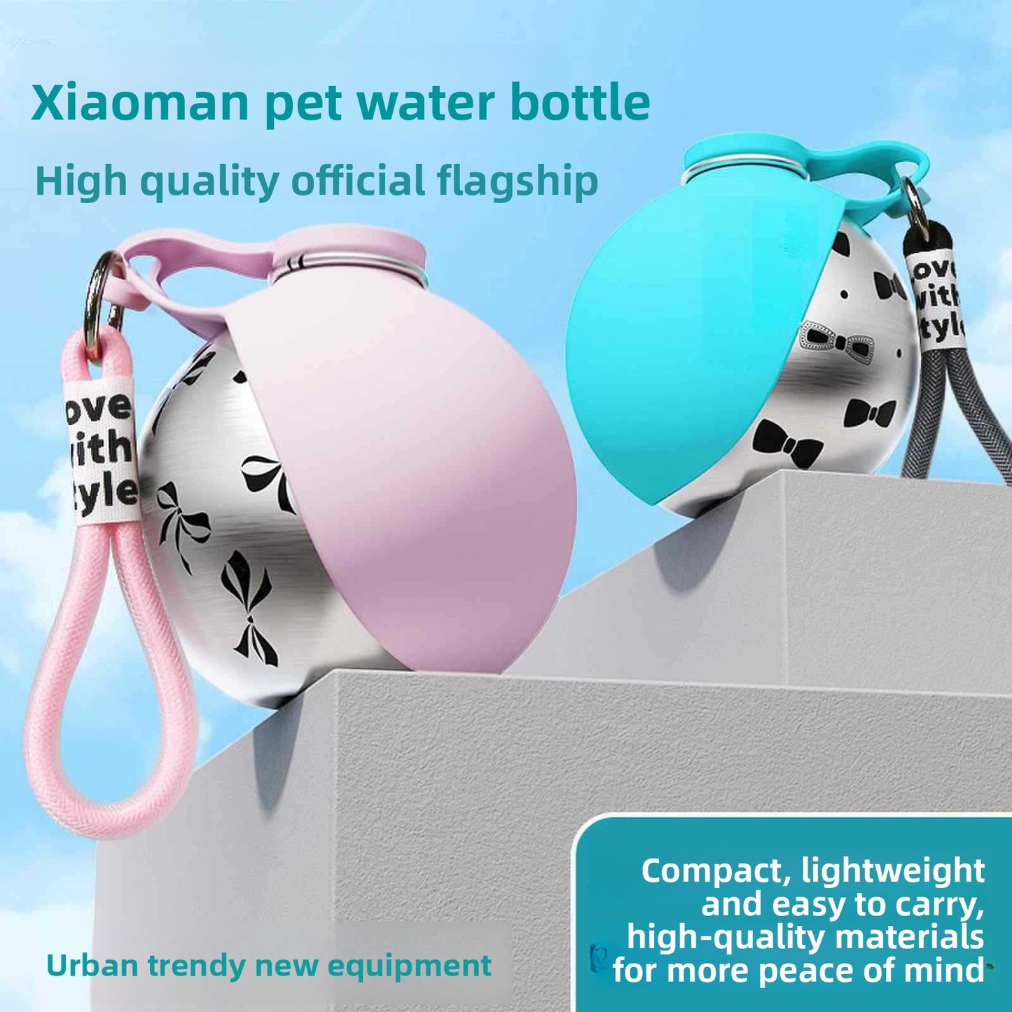 Foldable Pet Water Bottle