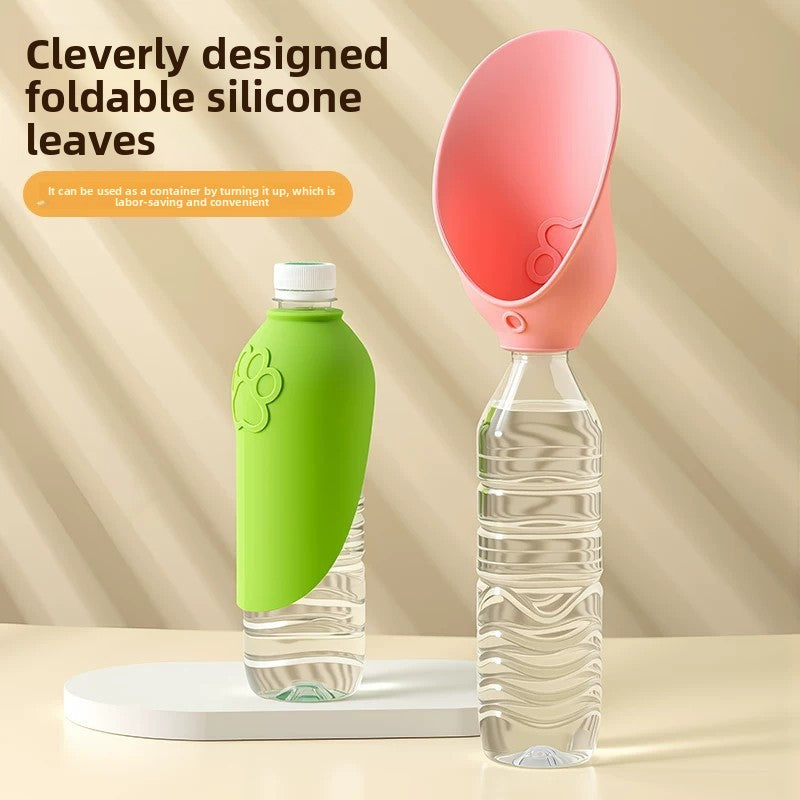 Foldable Pet Water Dispenser Portable Silicone Cup
