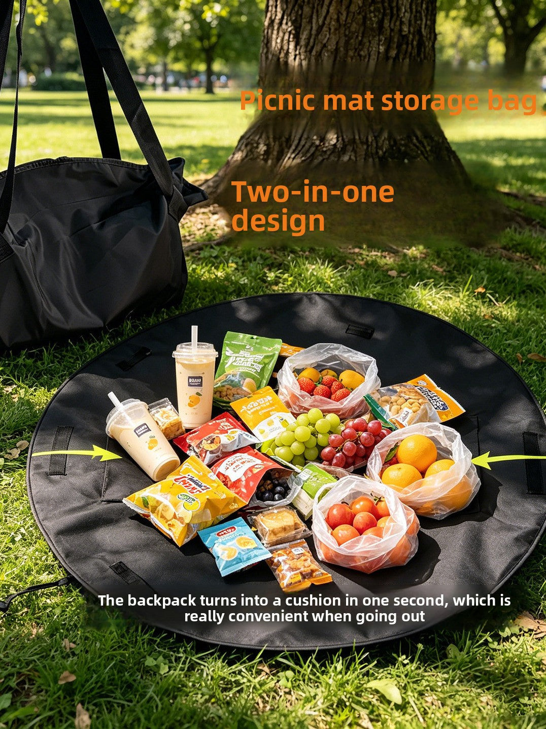Foldable Picnic Mat Backpack
