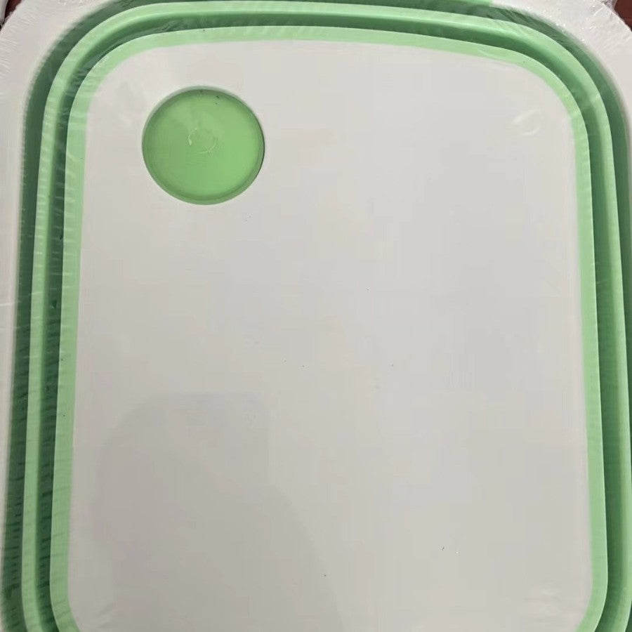 Foldable Plastic Cutting Board with Non-Slip Surface