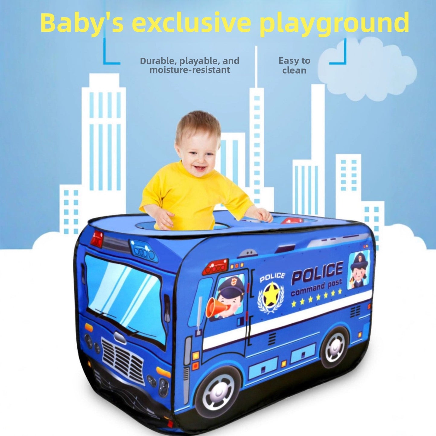 Foldable Play Tent with Ball Pool
