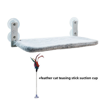 Foldable Plush Cat Hammock