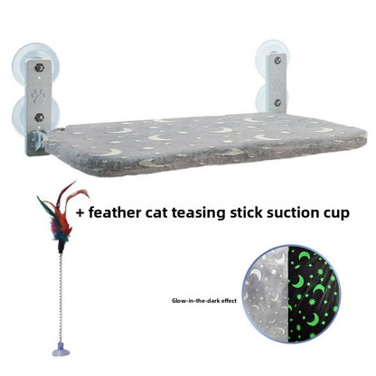Foldable Plush Cat Hammock