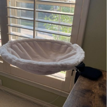 Foldable Plush Cat Hammock